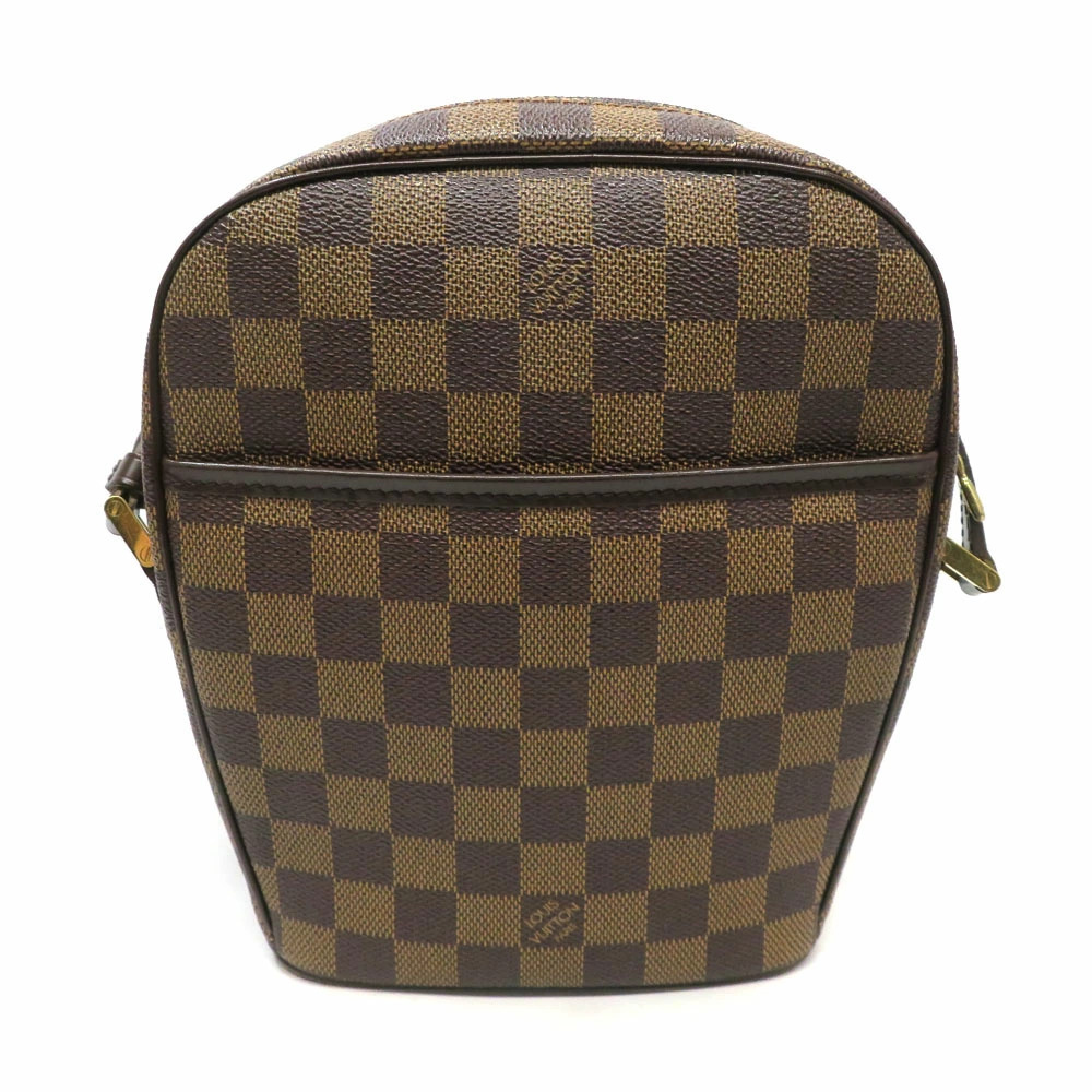 Louis Vuitton Ipanema Damier Ebene Brown Shoulder Bag Brown